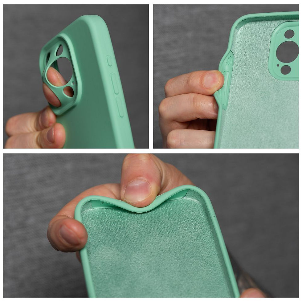 Indexkép: Silicone 2mm Case iPhone 17 Pro Max tok, menta