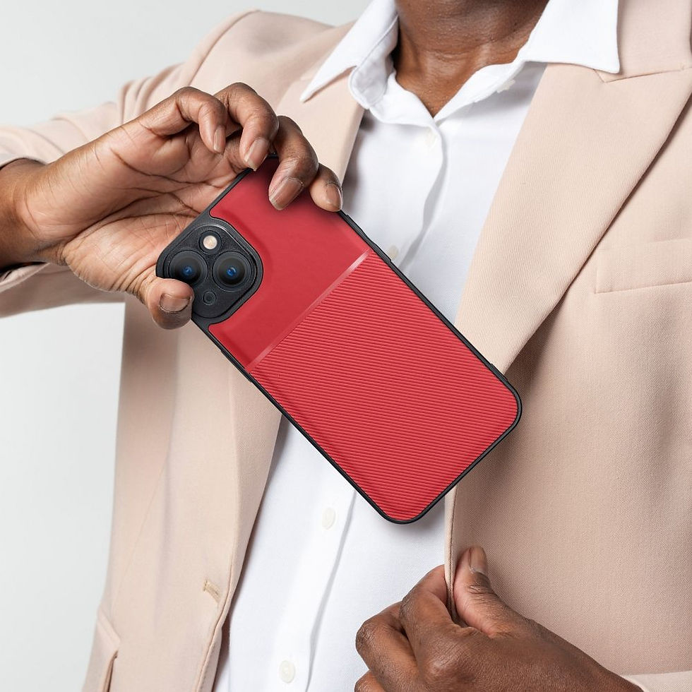 Indexkép: Noble Case Xiaomi Redmi 15 (171,1mm) tok, piros