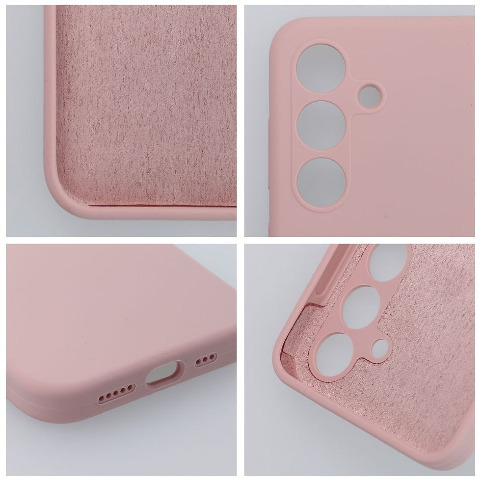 Indexkép: Silicone 2mm Case Samsung A15 5G / A15 4G tok, rózsaszín