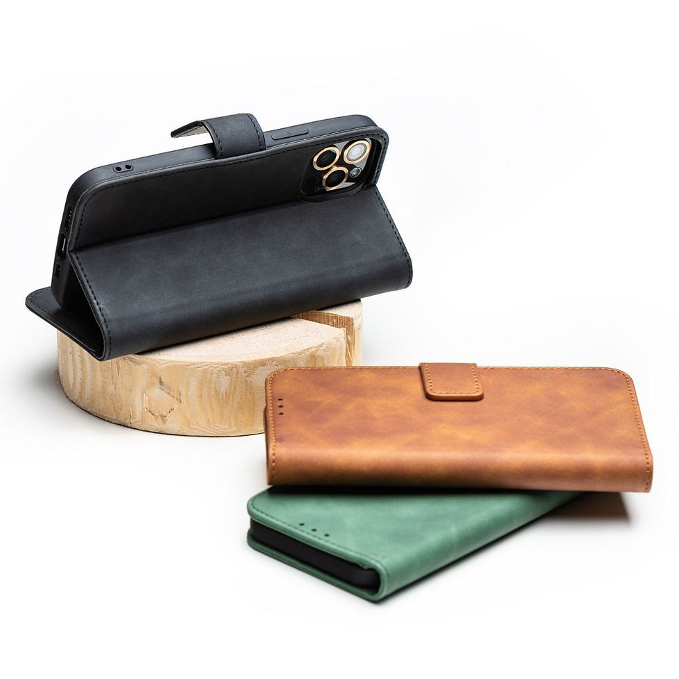 Indexkép: Tender Book Case Samsung S24 tok, fekete