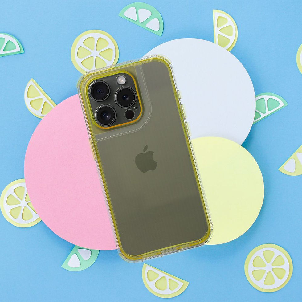 Indexkép: Matrix clear Case iPhone 16 Plus tok, sárga