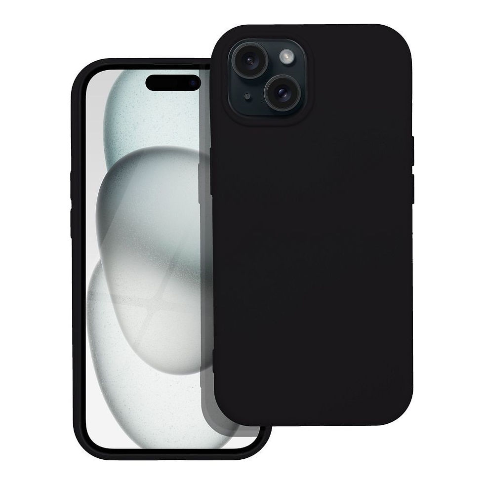 Indexkép: Silicone Case iPhone 15 Plus tok, fekete