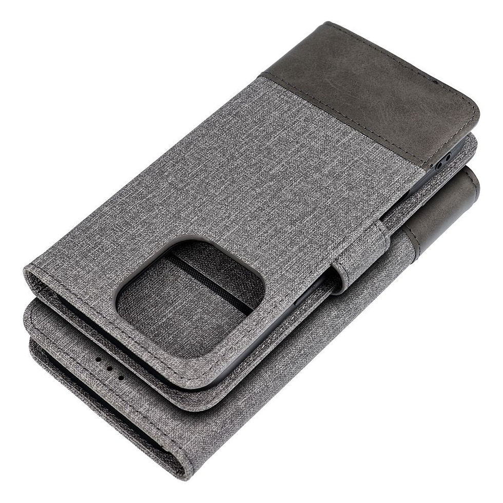 Indexkép: Gomma Book Case Xiaomi Redmi Note 15 tok, szürke