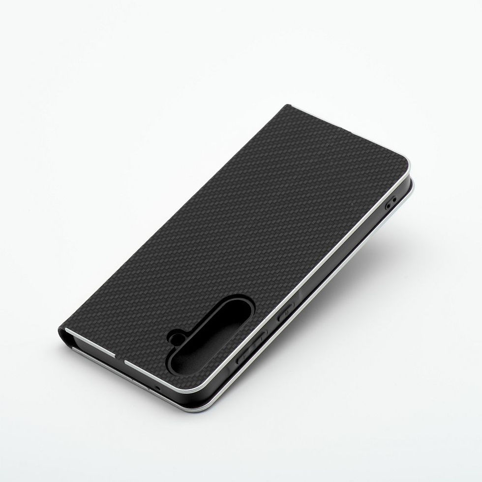 Indexkép: Luna Book Carbon Case Xiaomi Redmi Note 15 tok, fekete