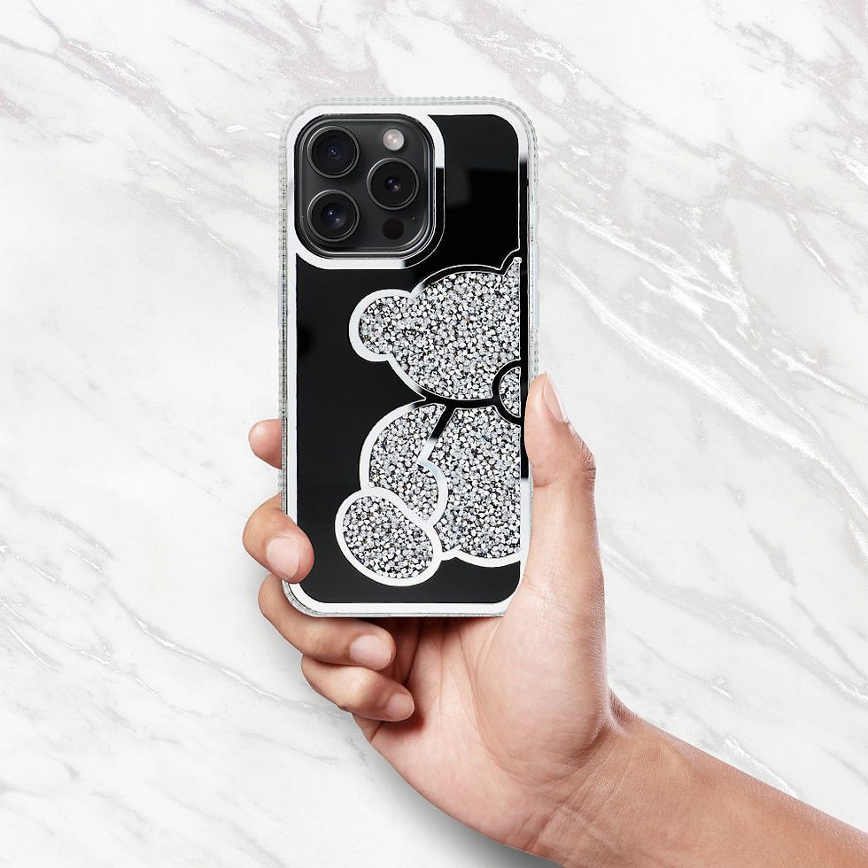 Indexkép: Teddy Bear Case iPhone 11 tok, ezüst