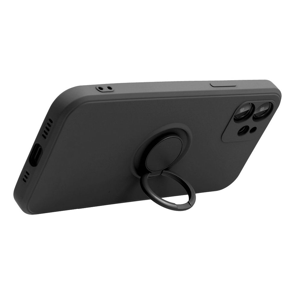 Indexkép: Silicone Ring Case Samsung S24 FE tok, fekete