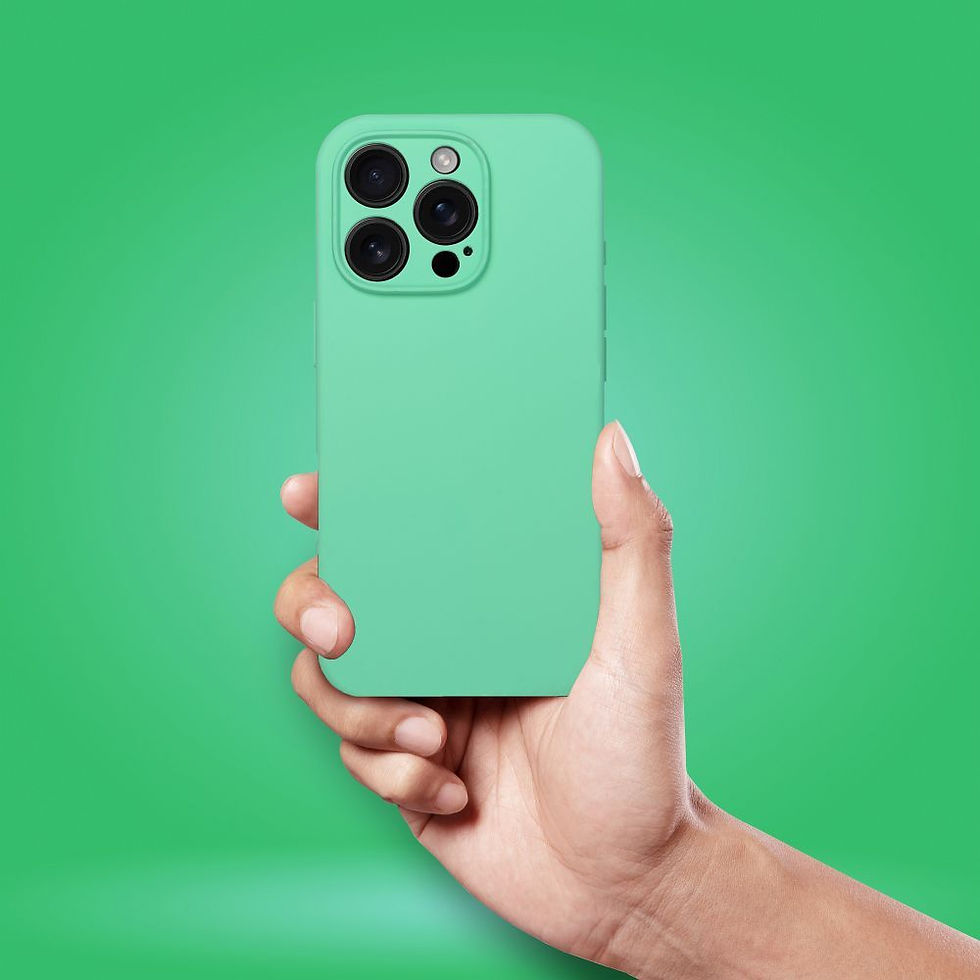 Indexkép: Silicone 2mm Case iPhone 17 Air MagSafe tok, menta