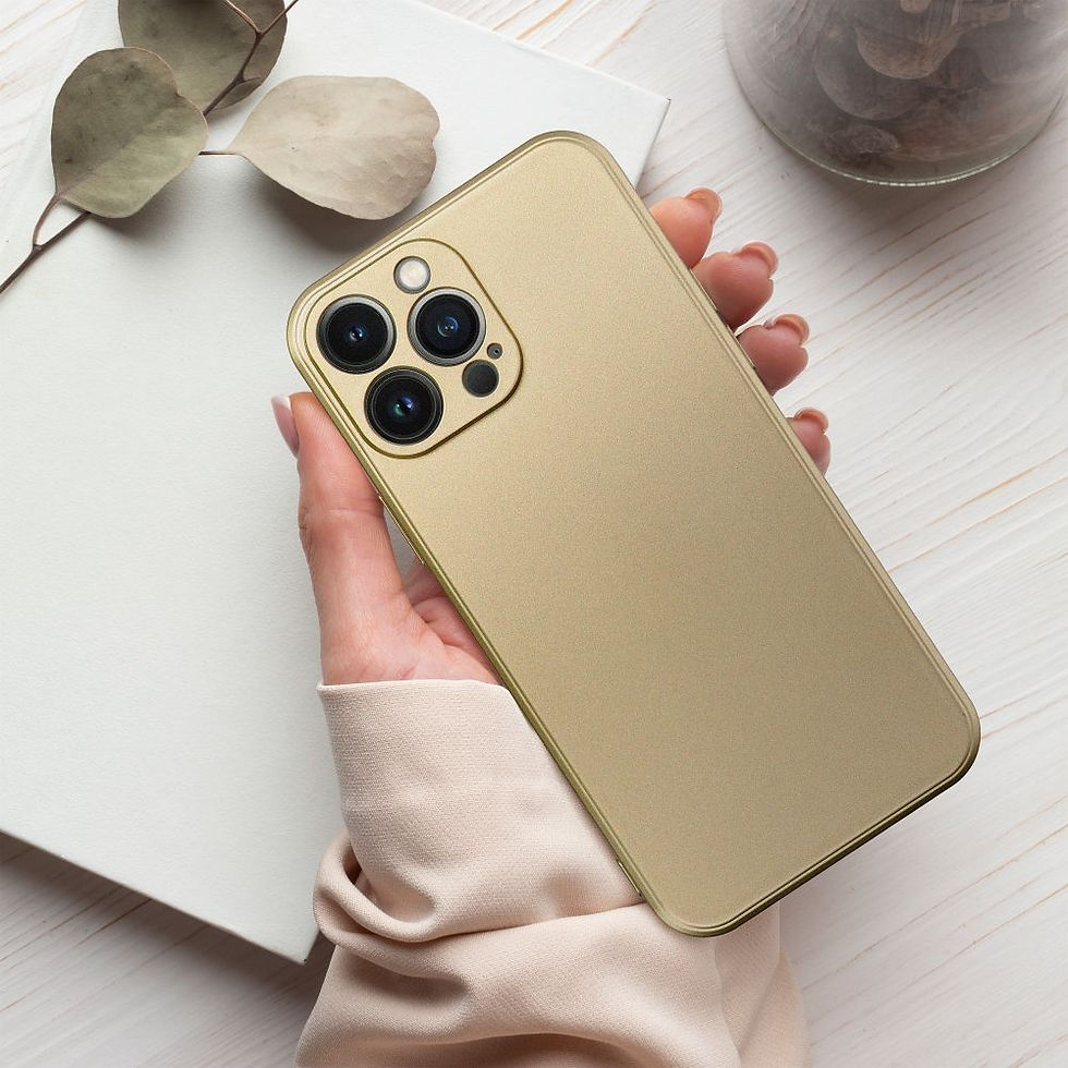 Indexkép: Metallic Case iPhone 16 Pro Max tok, arany