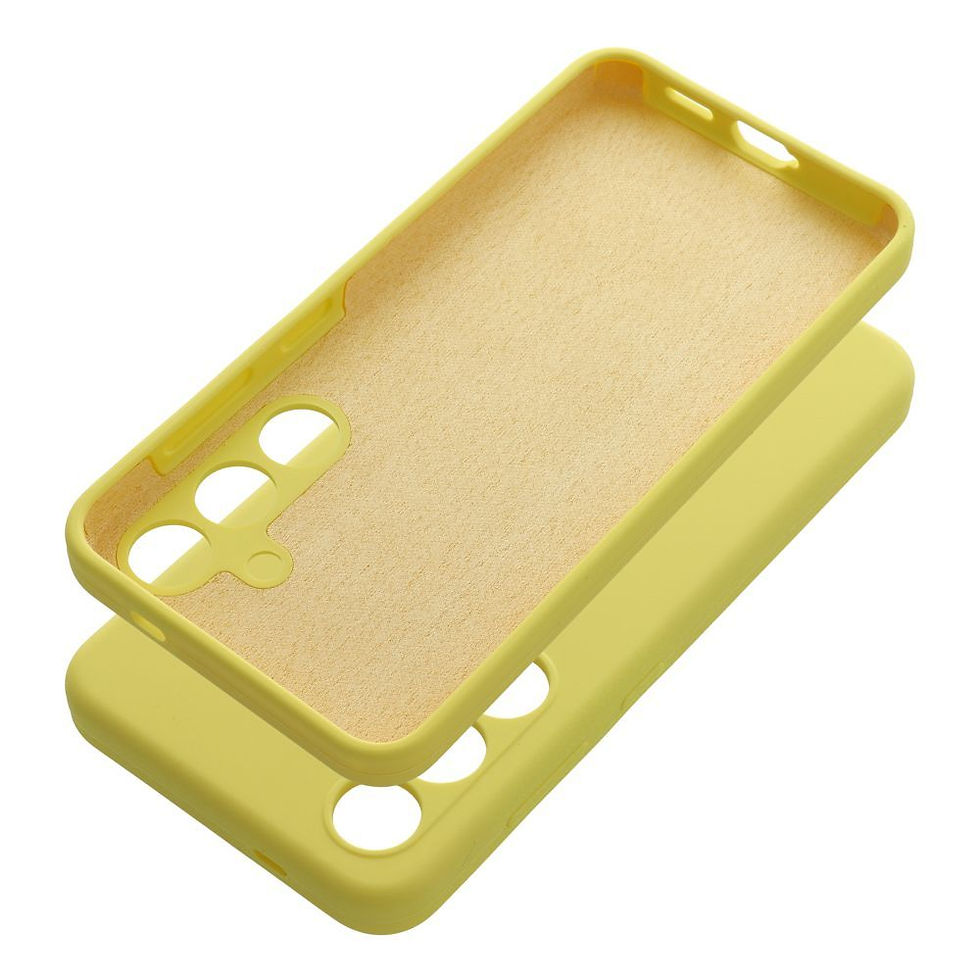 Indexkép: Silicone 2mm Case Xiaomi Redmi Note 14S tok, sárga