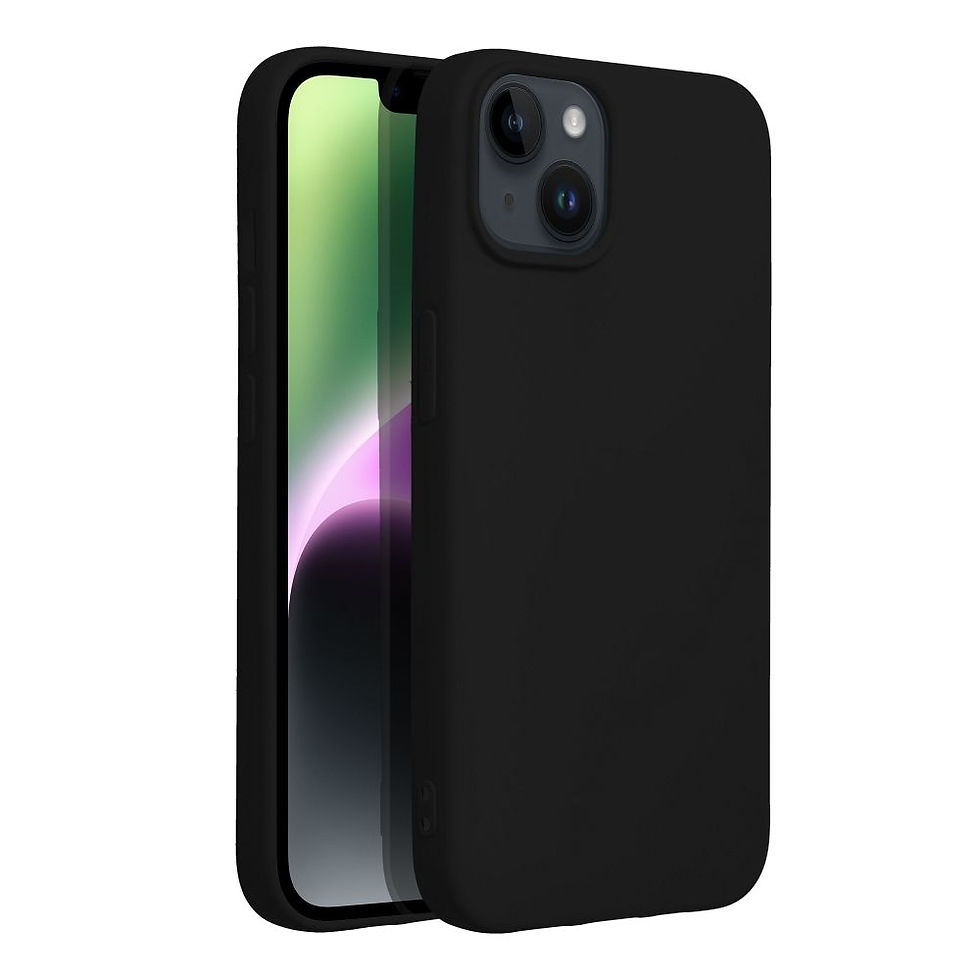 Indexkép: Silicone Case iPhone 14 tok, fekete