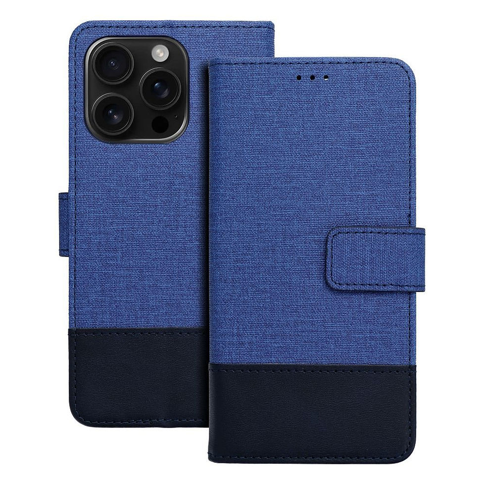 Indexkép: Gomma Book Case Xiaomi Redmi Note 15 Pro Plus tok, kék