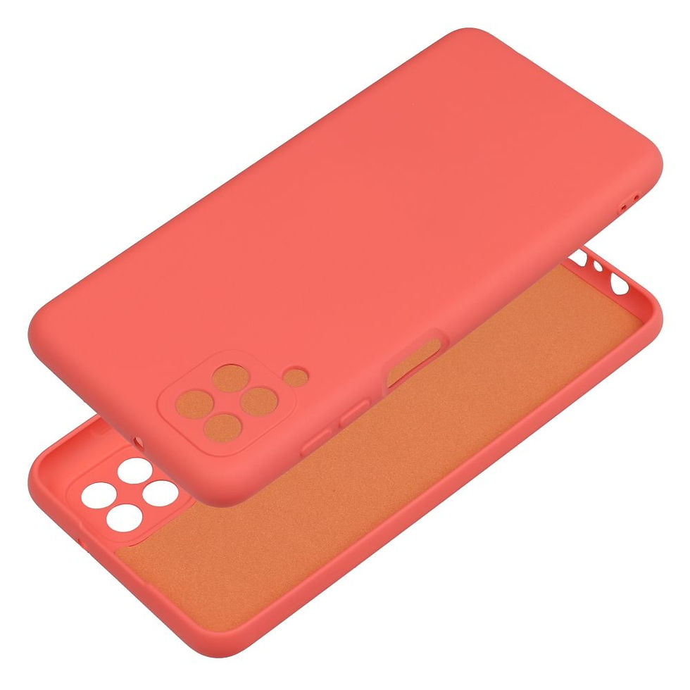 Indexkép: Silicone Case Samsung A12 tok, barack