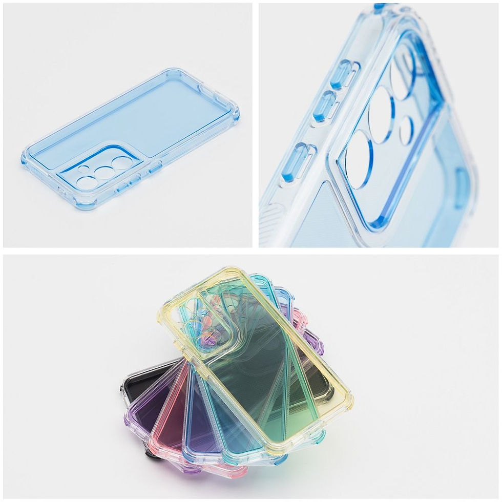 Indexkép: Matrix clear Case Samsung A16 5G / A16 4G tok, kék