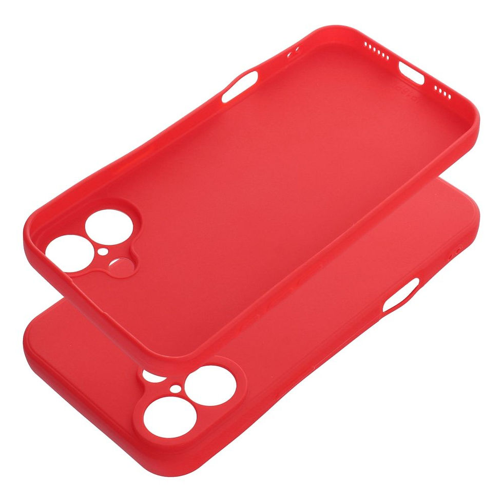Indexkép: Soft Case iPhone 16 Plus tok, piros