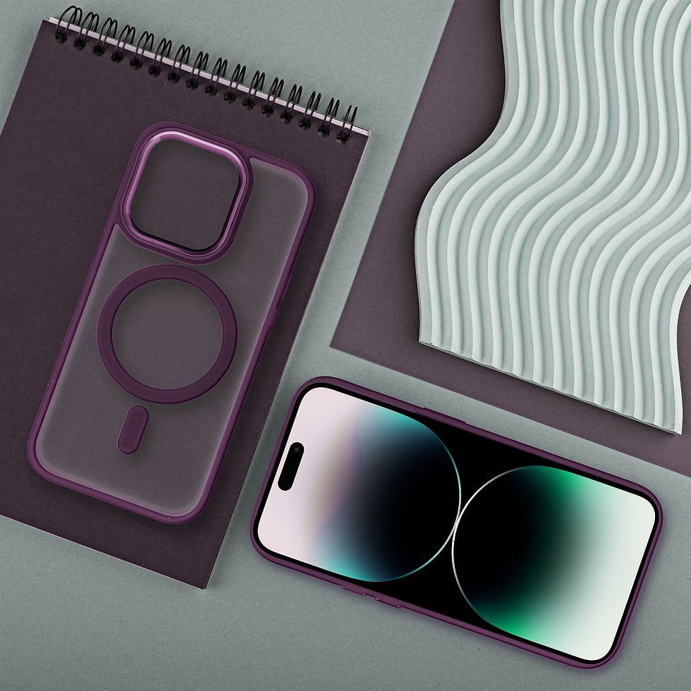 Indexkép: Matte Mag Cover Case iPhone 17 Pro Max MagSafe tok, piros