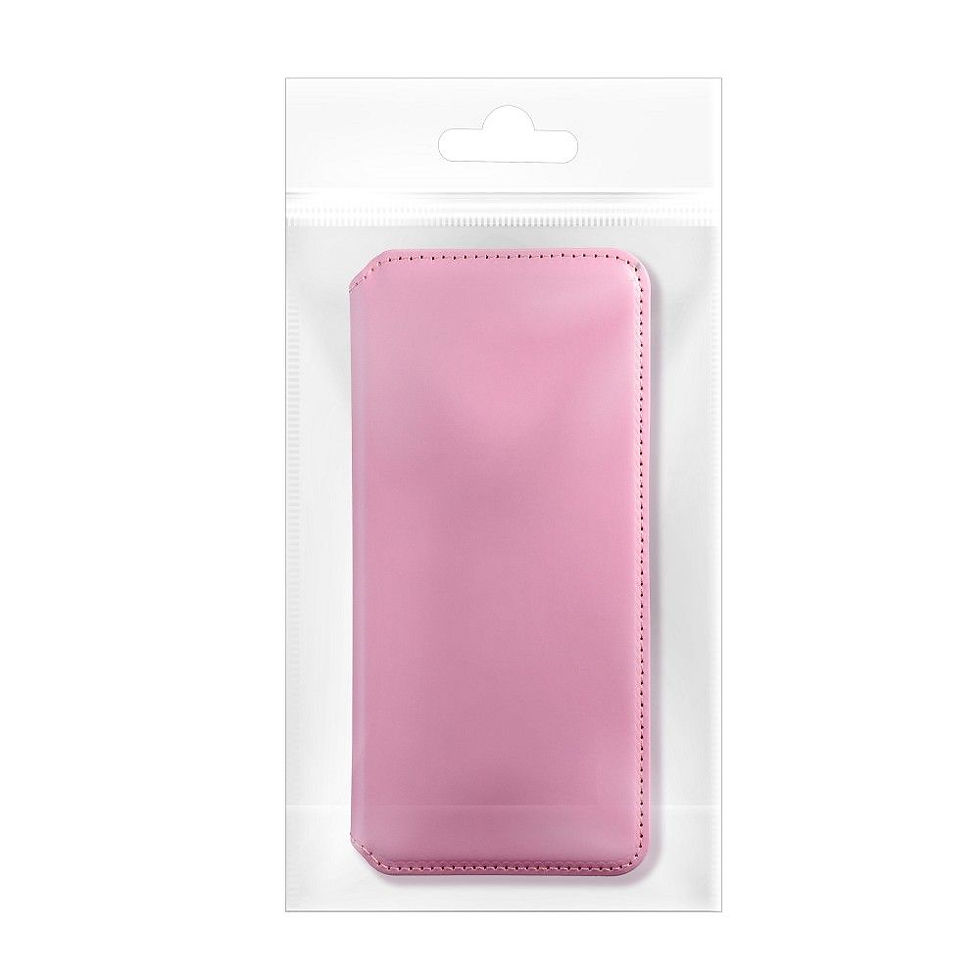 Indexkép: Dual Pocket Book Case iPhone 16 Plus tok, világos rózsaszín