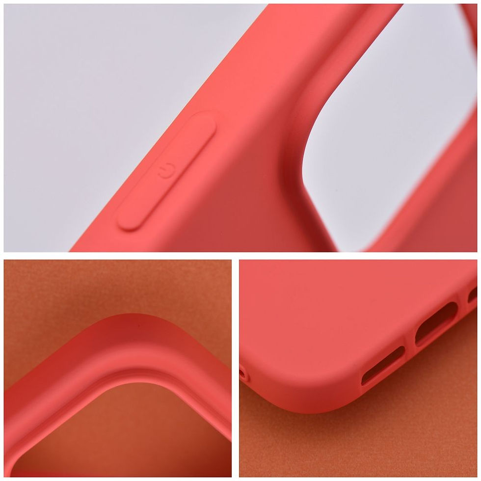 Indexkép: Silicone Case iPhone 16E (SE 4 2025) / 17E tok, barack