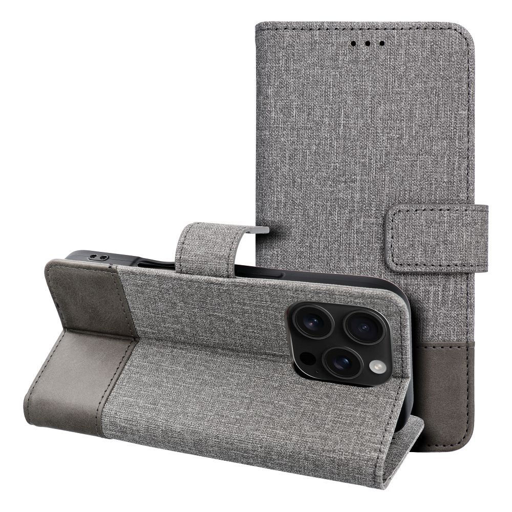 Gomma Book Case Xiaomi Redmi Note 15 Pro tok, szürke