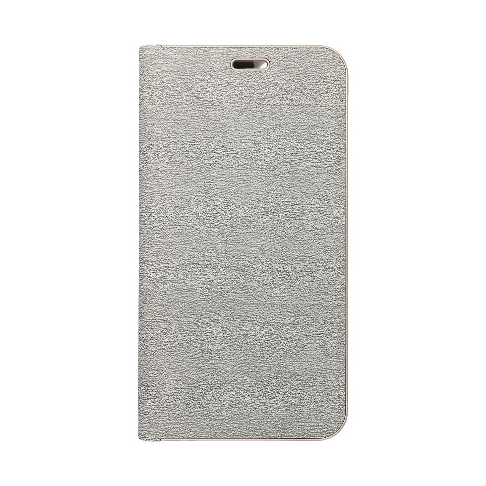 Indexkép: Luna Book Gold Case Samsung S25 Ultra tok, ezüst