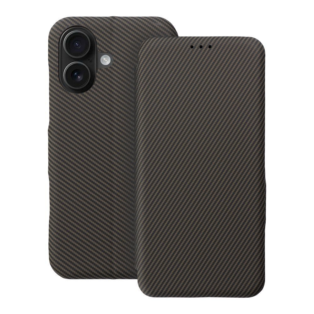 Folio Side Magnet Book Case iPhone 16 tok, barna