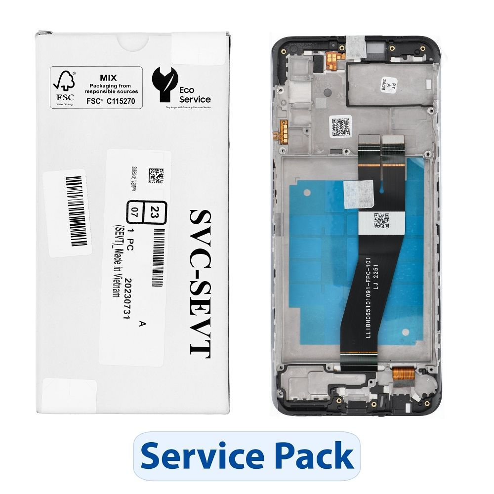ServicePack LCD Kijelző SAMSUNG A03s