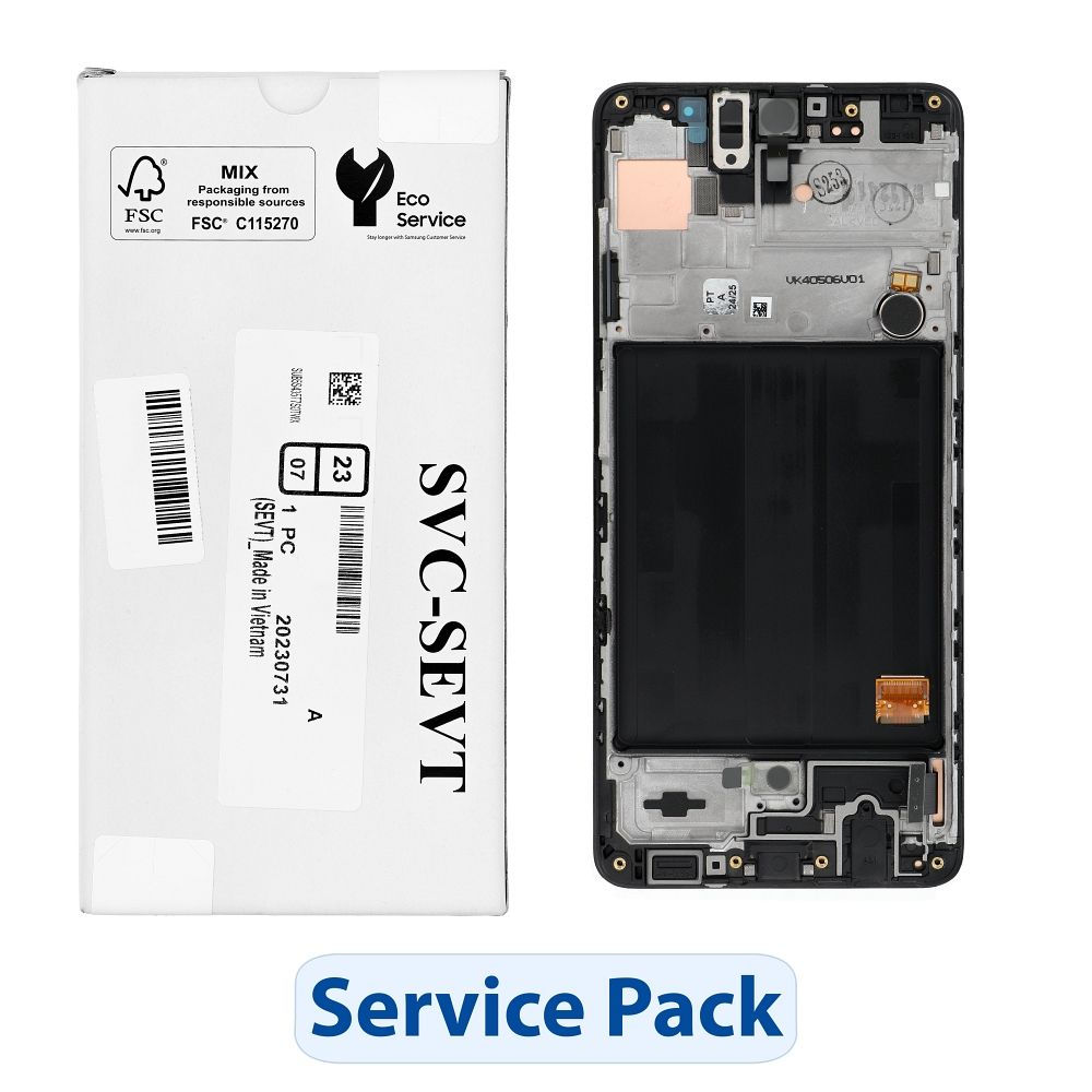 ServicePack LCD Kijelző SAMSUNG A51
