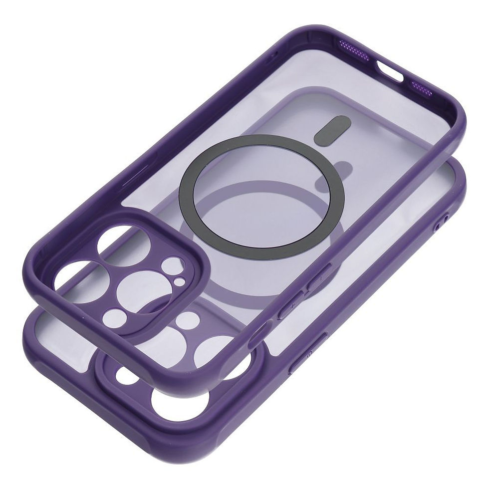 Indexkép: Full Matte Mag Cover Case iPhone 11 MagSafe tok, lila