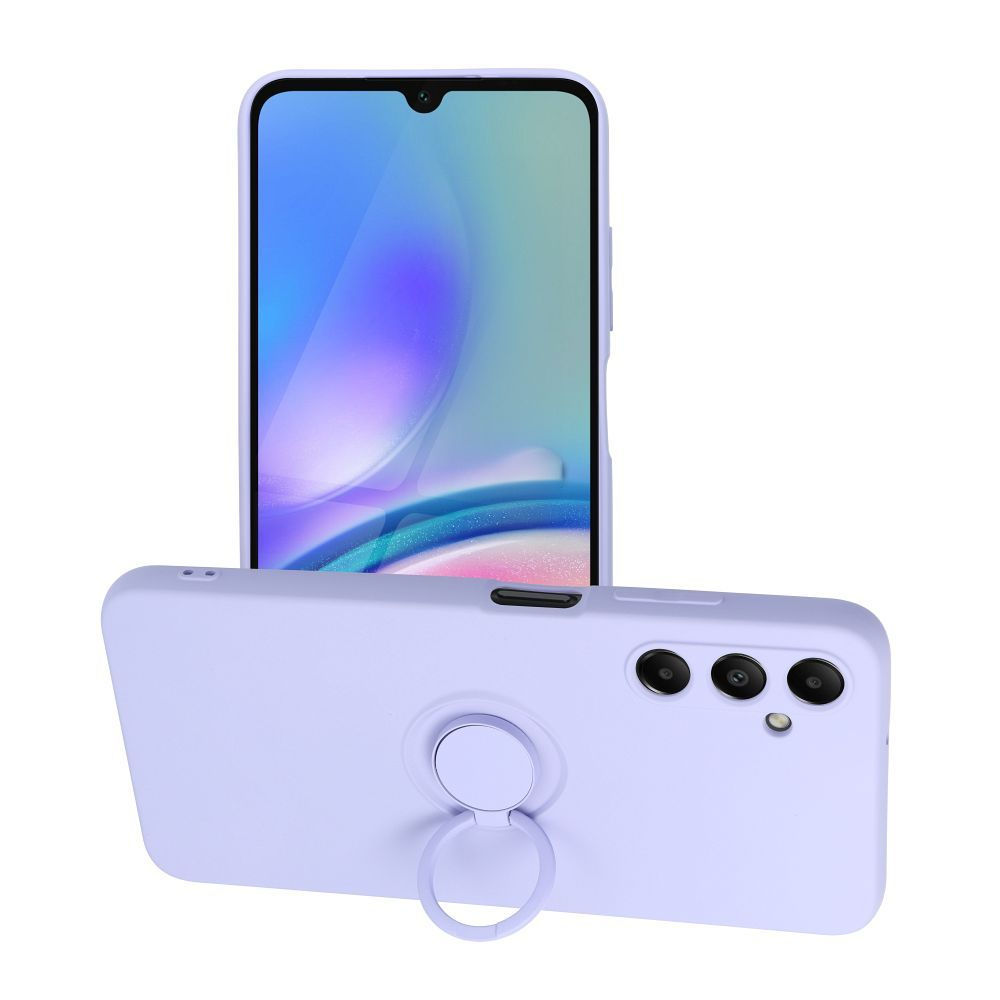 Silicone Ring Case Samsung A05S tok, lila
