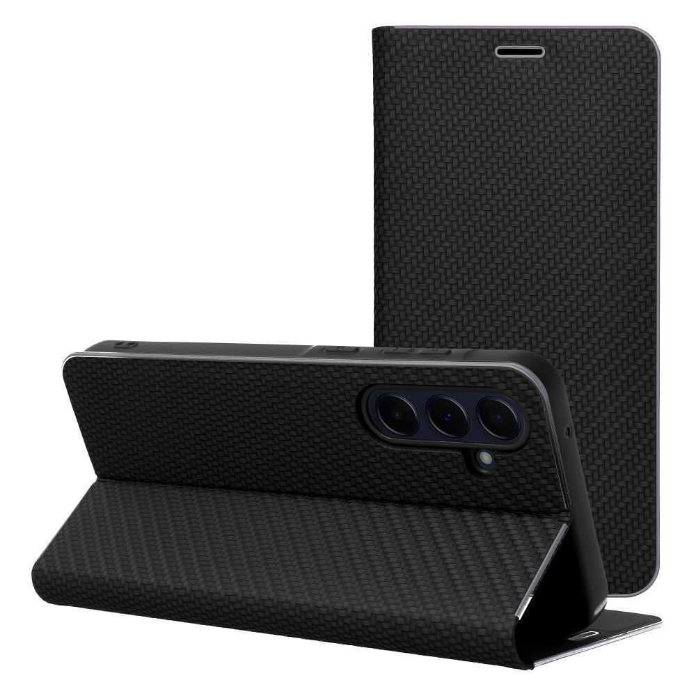 Luna Book Carbon Case Xiaomi Redmi 15C (173,16 x 81,07 x 8,2) tok, fekete