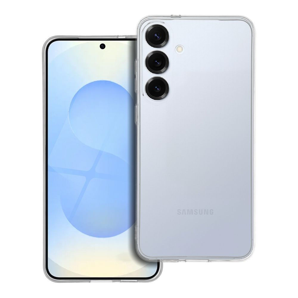 Clear Case 2mm Samsung S25 Plus kameravédős tok, átlátszó