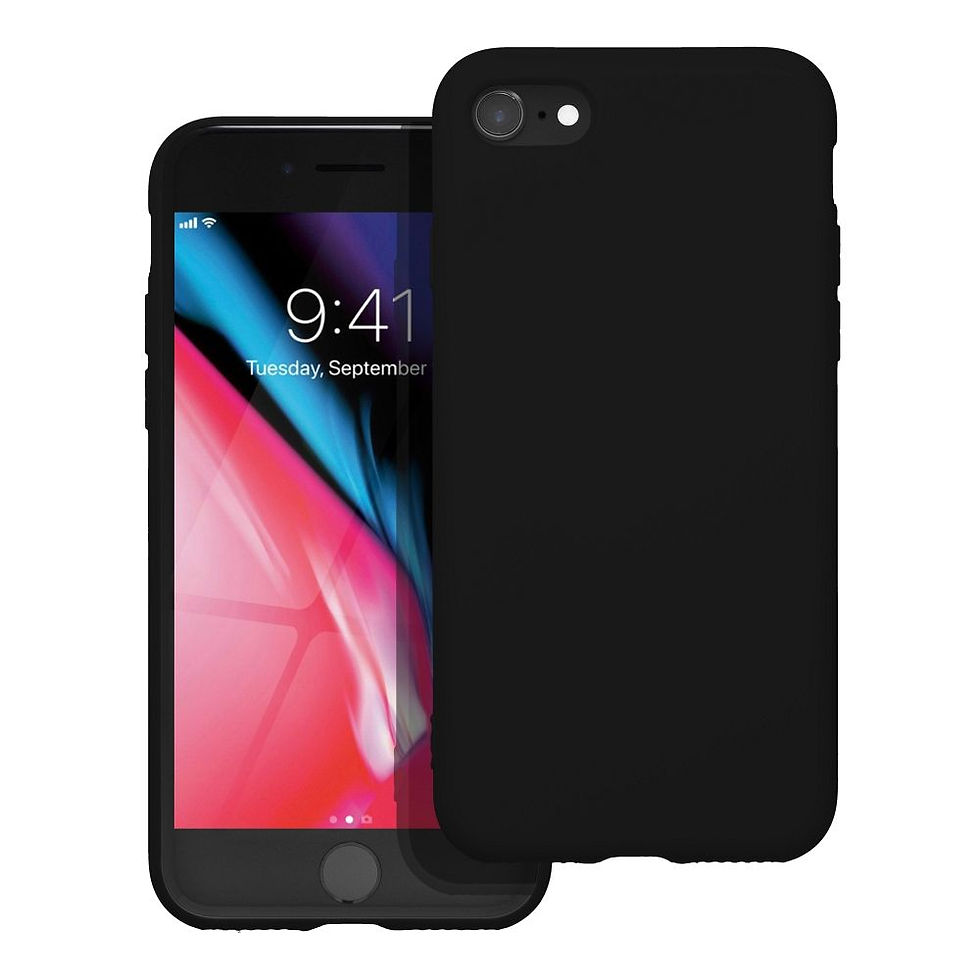Indexkép: Silicone case iPhone 8 tok, fekete