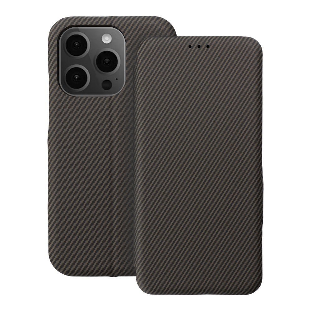 Folio Side Magnet Book Case iPhone 14 Pro tok, barna