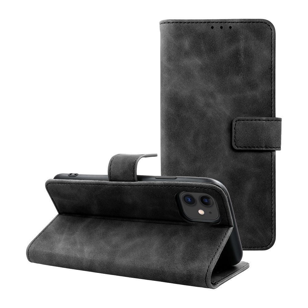 Tender Book Case iPhone 12 / 12 Pro tok, fekete