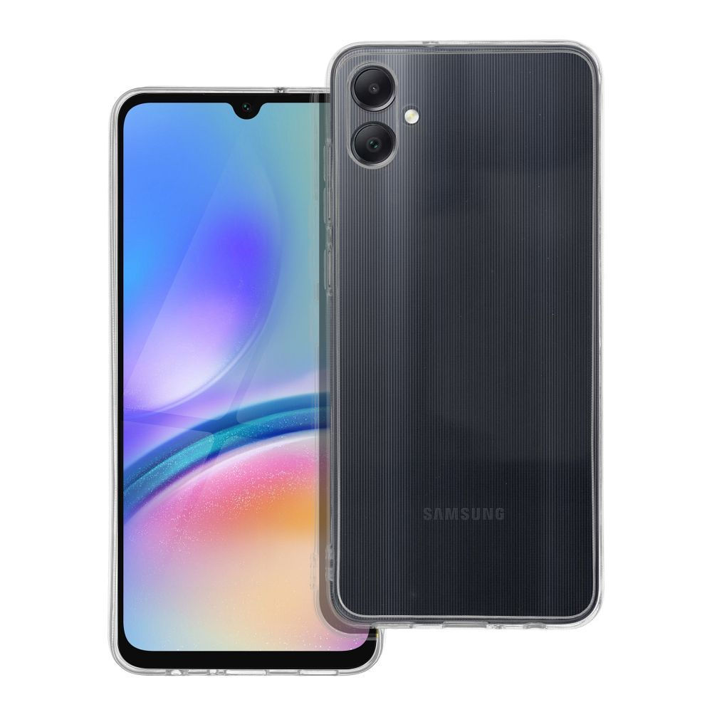 Clear Case 2mm Samsung A05 kameravédős tok, átlátszó