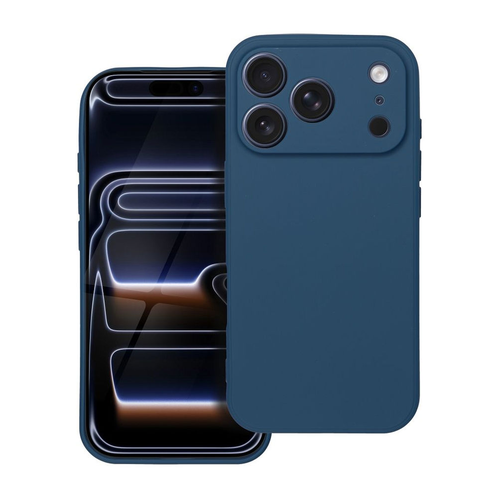 Soft Case iPhone 17 Pro tok, sötétkék