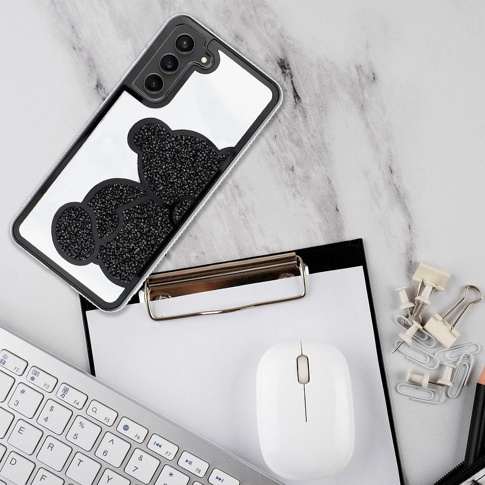 Indexkép: Teddy Bear Case Samsung A51 tok, fekete