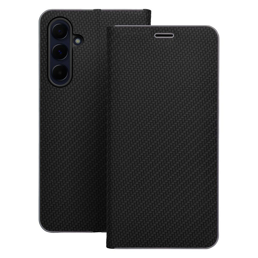 Indexkép: Luna Book Carbon Case Xiaomi Redmi 13C / Poco C65 tok, fekete