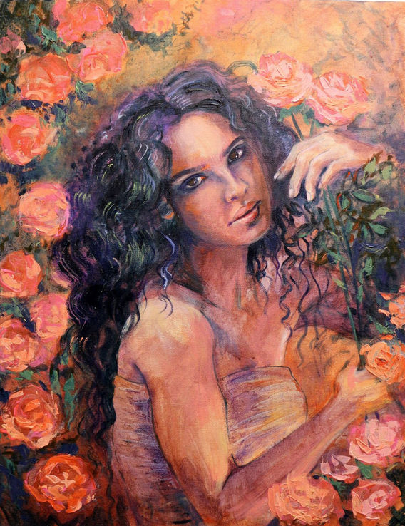 ALDA MERINI._AMORE GITANO acrilico su tela 50X60 2018.jpg