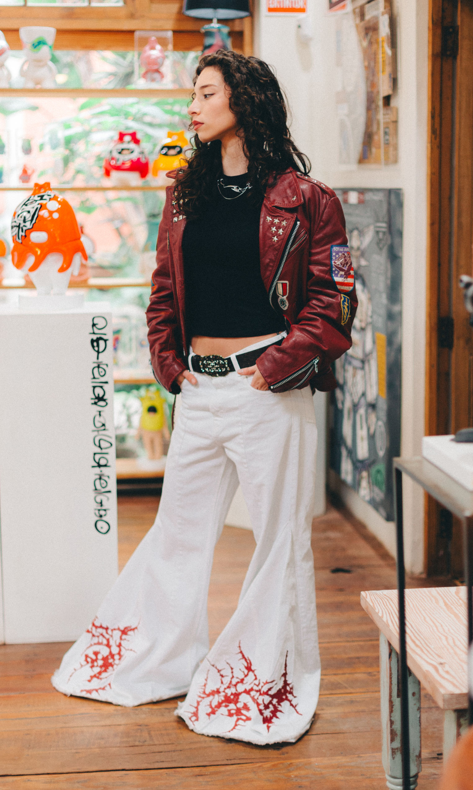 RÊVERIE WHITE DENIM PANTS