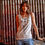 Thumbnail: Ton-Up Glemseck Cafe 101 Women's Grey Tank Top Front Design