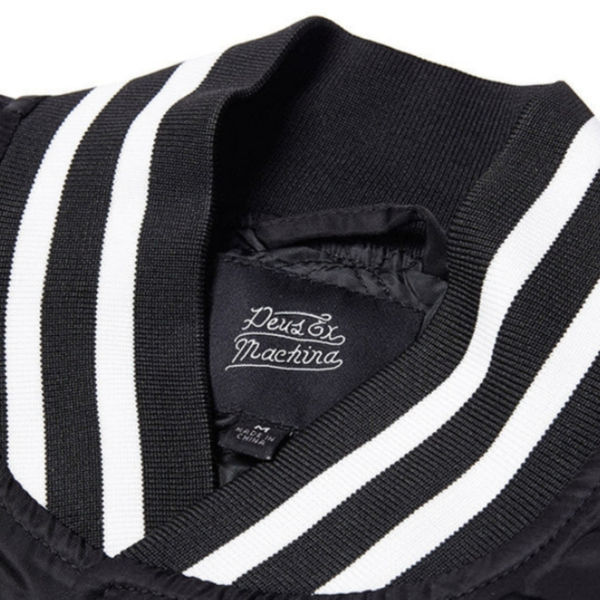 Deus Ex Machina 'Chuck' Men's Black Bomber Jacket | 73 MoTo