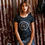 Thumbnail: Ton-Up Do the Ton Women's Black Tee Front Design