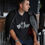 Thumbnail: Ton-Up Clothing Cafe Racer Men's Long Sleeve Black Waffle Top Front Design