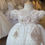 Thumbnail: Vintage-Inspired Baby Girl Baptism Dress with Lace and Beaded Embellishments