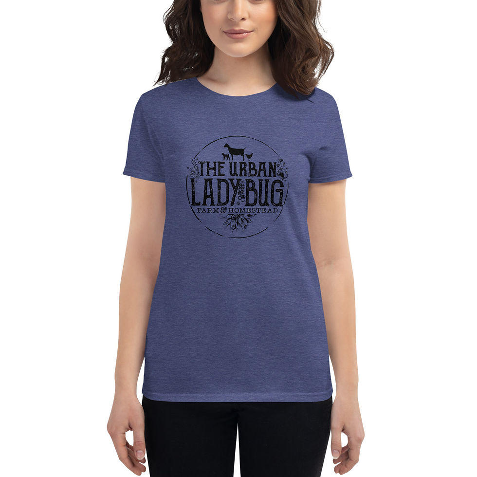 Thumbnail: The Urban Lady Bug Farm & Homestead Women's short sleeve t-shirt