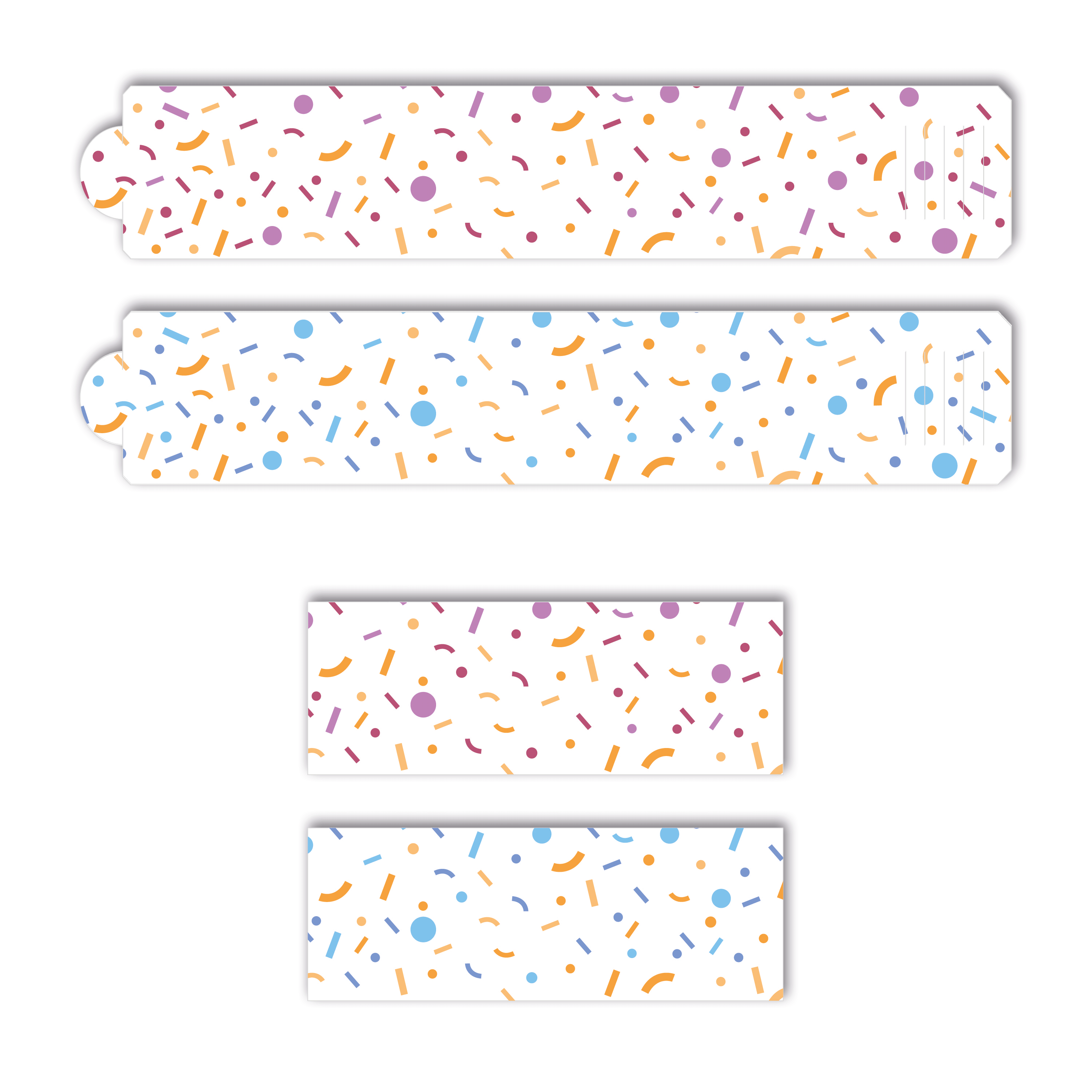 Servilletero Rectangular Motivo Cumpleaños / Varias Combinaciones