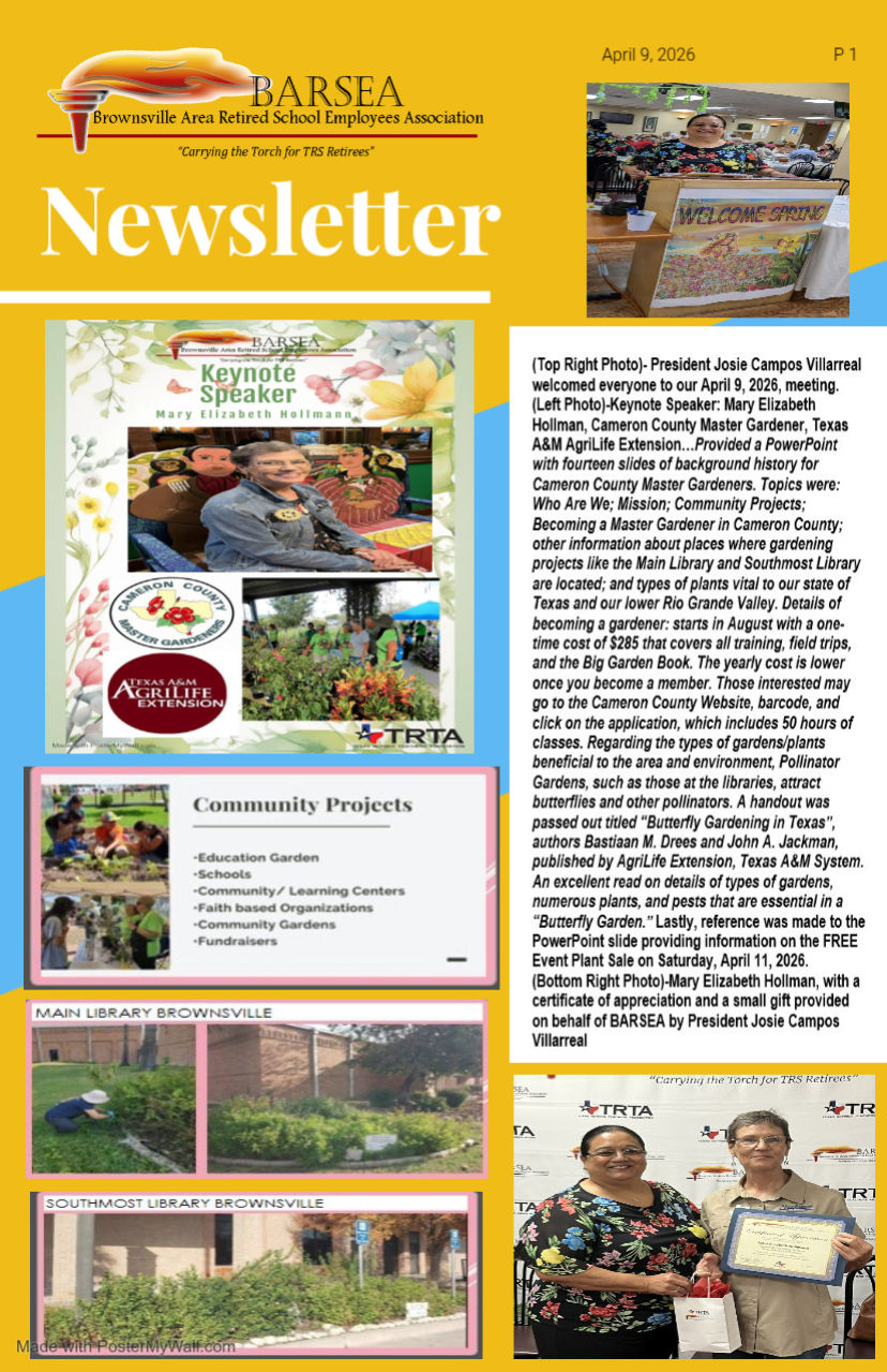 1 260409 BARSEA Newsletter