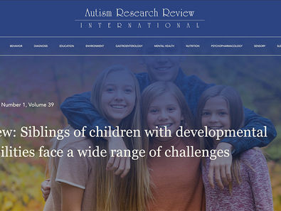 Review: Siblings of children with developmental disabilities face a wide range of challenges