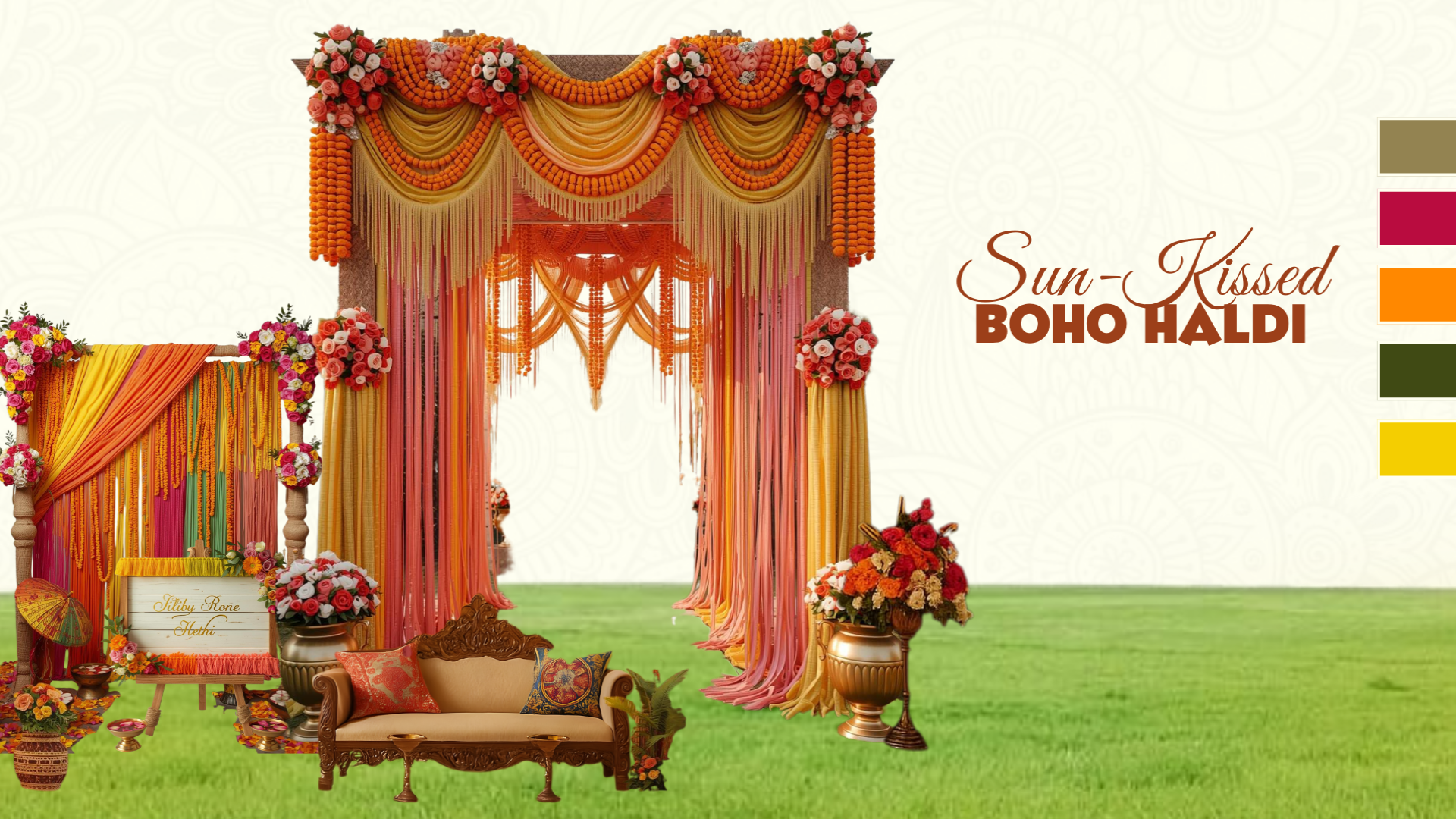 Sun-Kissed Boho Haldi