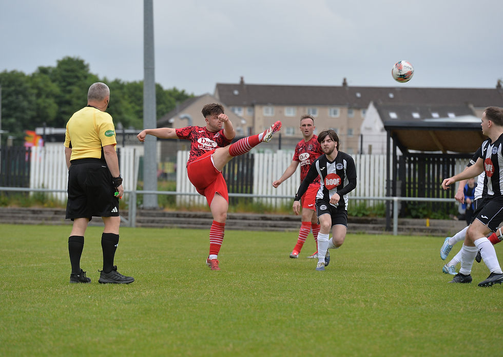 Gavin Forgrieve clears his lines
